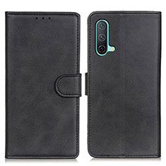 Handytasche Stand Schutzhülle Flip Leder Hülle A05D für OnePlus Nord CE 5G Schwarz