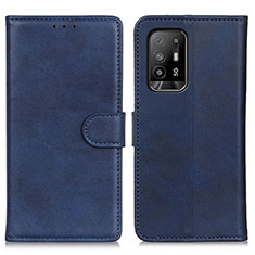 Handytasche Stand Schutzhülle Flip Leder Hülle A05D für Oppo A94 5G Blau