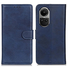 Handytasche Stand Schutzhülle Flip Leder Hülle A05D für Oppo Reno10 Pro 5G Blau