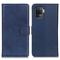 Handytasche Stand Schutzhülle Flip Leder Hülle A05D für Oppo Reno5 Lite Braun