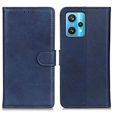 Handytasche Stand Schutzhülle Flip Leder Hülle A05D für Realme 9 Pro+ Plus 5G Blau