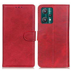 Handytasche Stand Schutzhülle Flip Leder Hülle A05D für Realme Q5 5G Rot