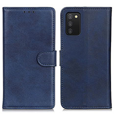 Handytasche Stand Schutzhülle Flip Leder Hülle A05D für Samsung Galaxy A03s Blau