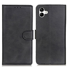 Handytasche Stand Schutzhülle Flip Leder Hülle A05D für Samsung Galaxy A04E Schwarz