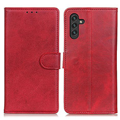 Handytasche Stand Schutzhülle Flip Leder Hülle A05D für Samsung Galaxy A04s Rot