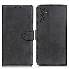 Handytasche Stand Schutzhülle Flip Leder Hülle A05D für Samsung Galaxy A13 5G Schwarz