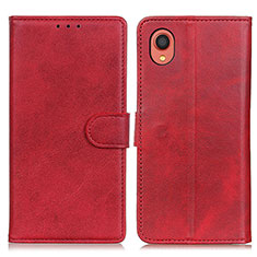 Handytasche Stand Schutzhülle Flip Leder Hülle A05D für Samsung Galaxy A22 5G SC-56B Rot