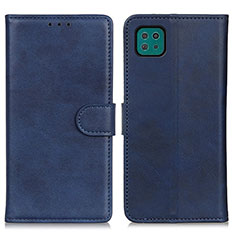 Handytasche Stand Schutzhülle Flip Leder Hülle A05D für Samsung Galaxy F42 5G Blau