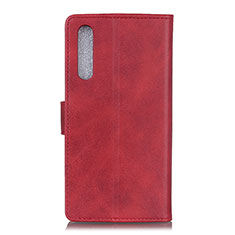 Handytasche Stand Schutzhülle Flip Leder Hülle A05D für Samsung Galaxy M02 Rot