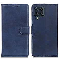 Handytasche Stand Schutzhülle Flip Leder Hülle A05D für Samsung Galaxy M32 4G Blau