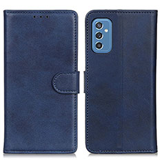 Handytasche Stand Schutzhülle Flip Leder Hülle A05D für Samsung Galaxy M52 5G Blau