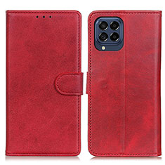 Handytasche Stand Schutzhülle Flip Leder Hülle A05D für Samsung Galaxy M53 5G Rot