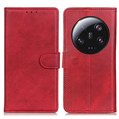 Handytasche Stand Schutzhülle Flip Leder Hülle A05D für Xiaomi Mi 13 Ultra 5G Rot