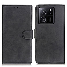 Handytasche Stand Schutzhülle Flip Leder Hülle A05D für Xiaomi Mi 13T 5G Schwarz