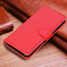 Handytasche Stand Schutzhülle Flip Leder Hülle A06D für Huawei Honor X6a Rot