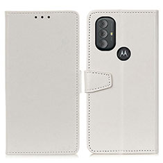 Handytasche Stand Schutzhülle Flip Leder Hülle A06D für Motorola Moto G Play (2023) Weiß