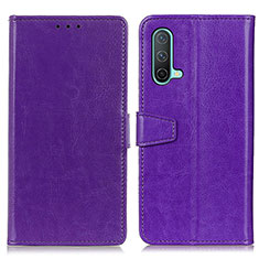 Handytasche Stand Schutzhülle Flip Leder Hülle A06D für OnePlus Nord CE 5G Violett