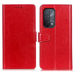 Handytasche Stand Schutzhülle Flip Leder Hülle A06D für Oppo A54 5G Rot