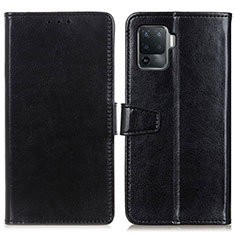 Handytasche Stand Schutzhülle Flip Leder Hülle A06D für Oppo A94 4G Schwarz