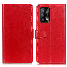 Handytasche Stand Schutzhülle Flip Leder Hülle A06D für Oppo F19 Rot