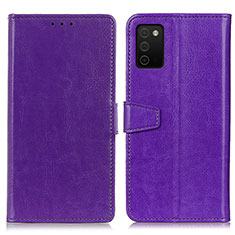 Handytasche Stand Schutzhülle Flip Leder Hülle A06D für Samsung Galaxy A02s Violett