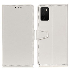 Handytasche Stand Schutzhülle Flip Leder Hülle A06D für Samsung Galaxy A02s Weiß