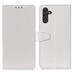 Handytasche Stand Schutzhülle Flip Leder Hülle A06D für Samsung Galaxy A04s Weiß