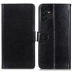 Handytasche Stand Schutzhülle Flip Leder Hülle A06D für Samsung Galaxy A13 4G Schwarz