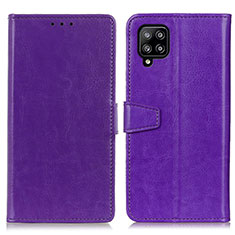 Handytasche Stand Schutzhülle Flip Leder Hülle A06D für Samsung Galaxy A22 4G Violett