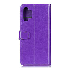 Handytasche Stand Schutzhülle Flip Leder Hülle A06D für Samsung Galaxy A32 4G Violett