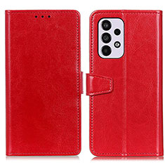 Handytasche Stand Schutzhülle Flip Leder Hülle A06D für Samsung Galaxy A33 5G Rot