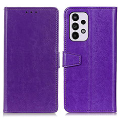 Handytasche Stand Schutzhülle Flip Leder Hülle A06D für Samsung Galaxy A33 5G Violett