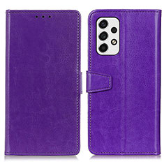 Handytasche Stand Schutzhülle Flip Leder Hülle A06D für Samsung Galaxy A53 5G Violett