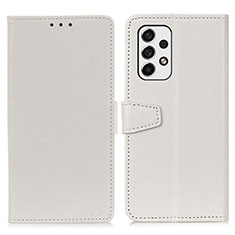 Handytasche Stand Schutzhülle Flip Leder Hülle A06D für Samsung Galaxy A53 5G Weiß