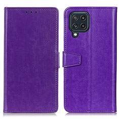 Handytasche Stand Schutzhülle Flip Leder Hülle A06D für Samsung Galaxy M32 4G Violett