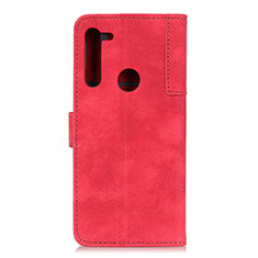 Handytasche Stand Schutzhülle Flip Leder Hülle A07D für Motorola Moto One Fusion Plus Rot