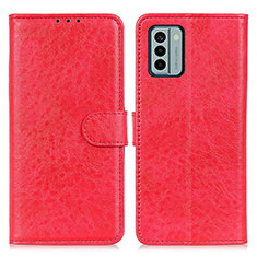 Handytasche Stand Schutzhülle Flip Leder Hülle A07D für Nokia G22 Rot