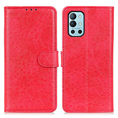 Handytasche Stand Schutzhülle Flip Leder Hülle A07D für OnePlus 9R 5G Rot