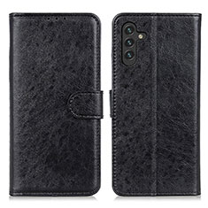 Handytasche Stand Schutzhülle Flip Leder Hülle A07D für Samsung Galaxy A04s Schwarz