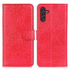 Handytasche Stand Schutzhülle Flip Leder Hülle A07D für Samsung Galaxy A13 5G Rot