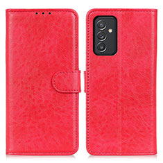 Handytasche Stand Schutzhülle Flip Leder Hülle A07D für Samsung Galaxy A15 4G Rot
