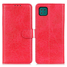 Handytasche Stand Schutzhülle Flip Leder Hülle A07D für Samsung Galaxy A22 5G Rot