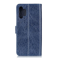 Handytasche Stand Schutzhülle Flip Leder Hülle A07D für Samsung Galaxy A32 4G Blau