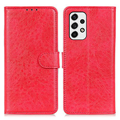 Handytasche Stand Schutzhülle Flip Leder Hülle A07D für Samsung Galaxy A53 5G Rot