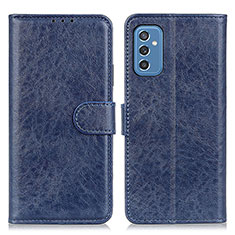 Handytasche Stand Schutzhülle Flip Leder Hülle A07D für Samsung Galaxy M52 5G Blau