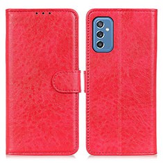 Handytasche Stand Schutzhülle Flip Leder Hülle A07D für Samsung Galaxy M52 5G Rot