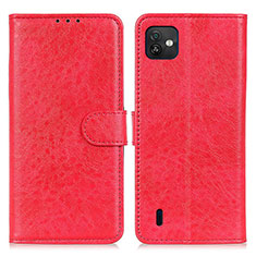 Handytasche Stand Schutzhülle Flip Leder Hülle A07D für Wiko Y82 Rot