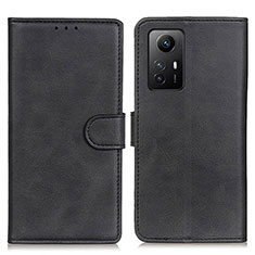 Handytasche Stand Schutzhülle Flip Leder Hülle A07D für Xiaomi Redmi Note 12S Schwarz