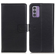 Handytasche Stand Schutzhülle Flip Leder Hülle A08D für Nokia G42 5G Schwarz