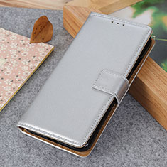 Handytasche Stand Schutzhülle Flip Leder Hülle A08D für OnePlus 9 5G Silber